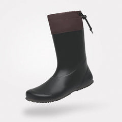 Bottes de pluie Brisk I noires pour homme et femme - Sensation pieds nus, parfait pour pluie et extérieur