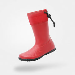 Bottes jardinage enfant Brisk I rouges pour fille - Protection pluie et boue, développement sain des pieds
