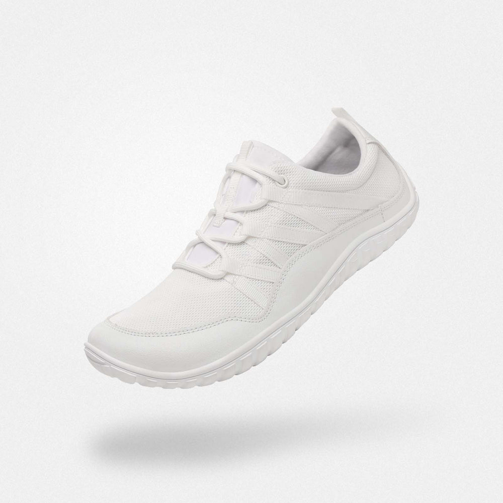 Chaussures barefoot Forestep I blanches - Style minimaliste pour tenue urbaine élégante