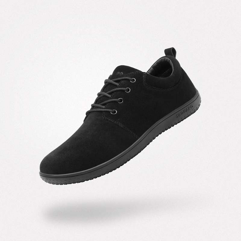 Chaussures habillées barefoot Dream I noires - Apparence formelle, confort pieds larges invisible