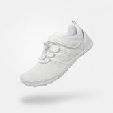 Chaussures barefoot Vigor II blanches pour homme et femme - Semelle 4mm durable zéro drop