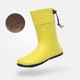 Bottes imperméables Brisk I jaune - Isolation thermique barefoot, idéal pluie verglaçante