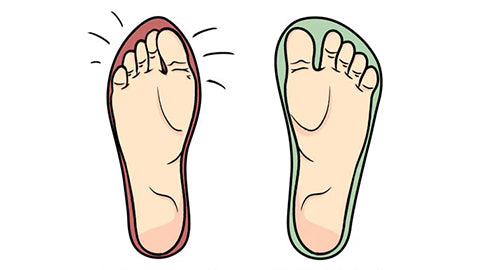 Comparaison entre les chaussures traditionnelles et les chaussures pieds nus