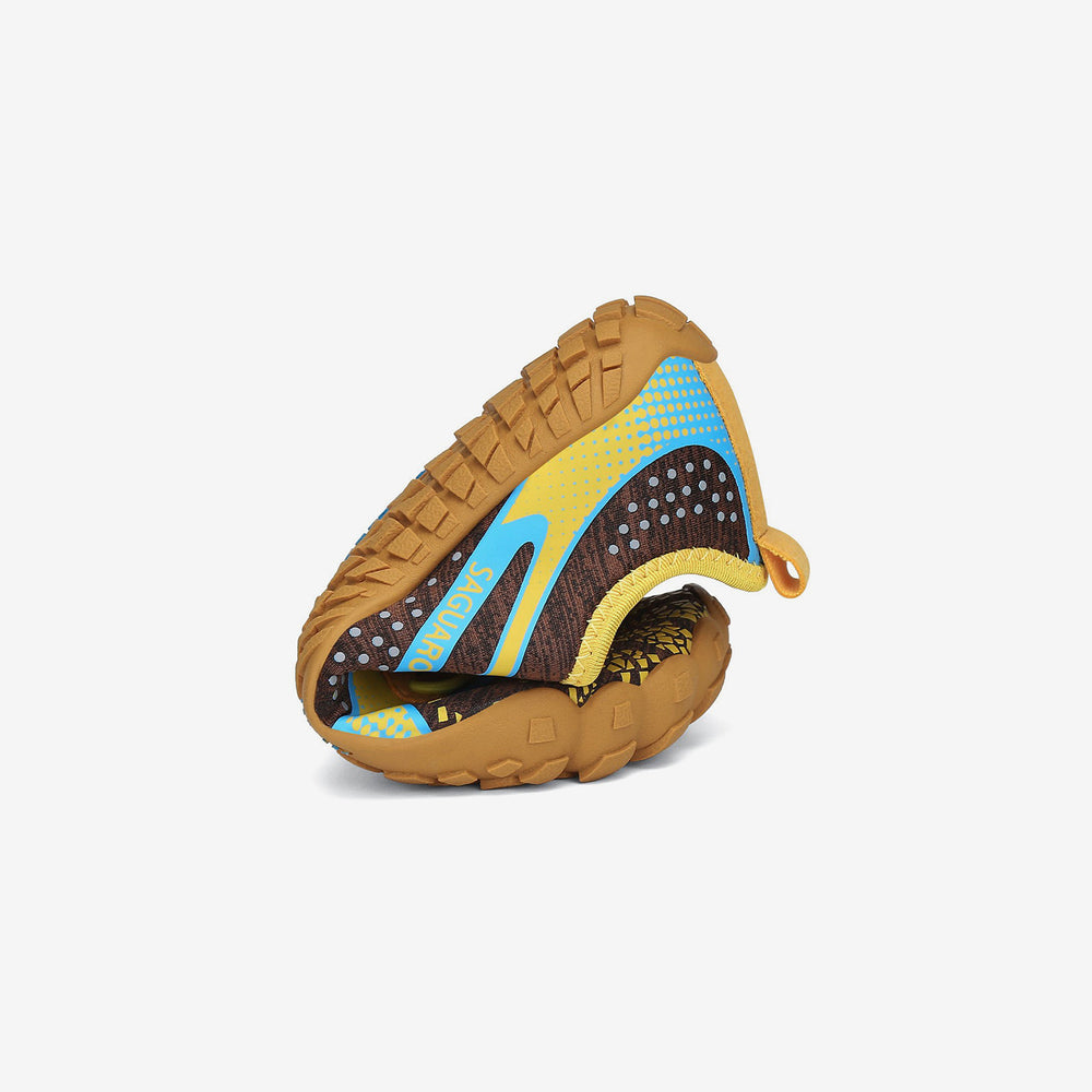 Pliage baskets enfant barefoot Fast I jaune - Confortable pour enfants