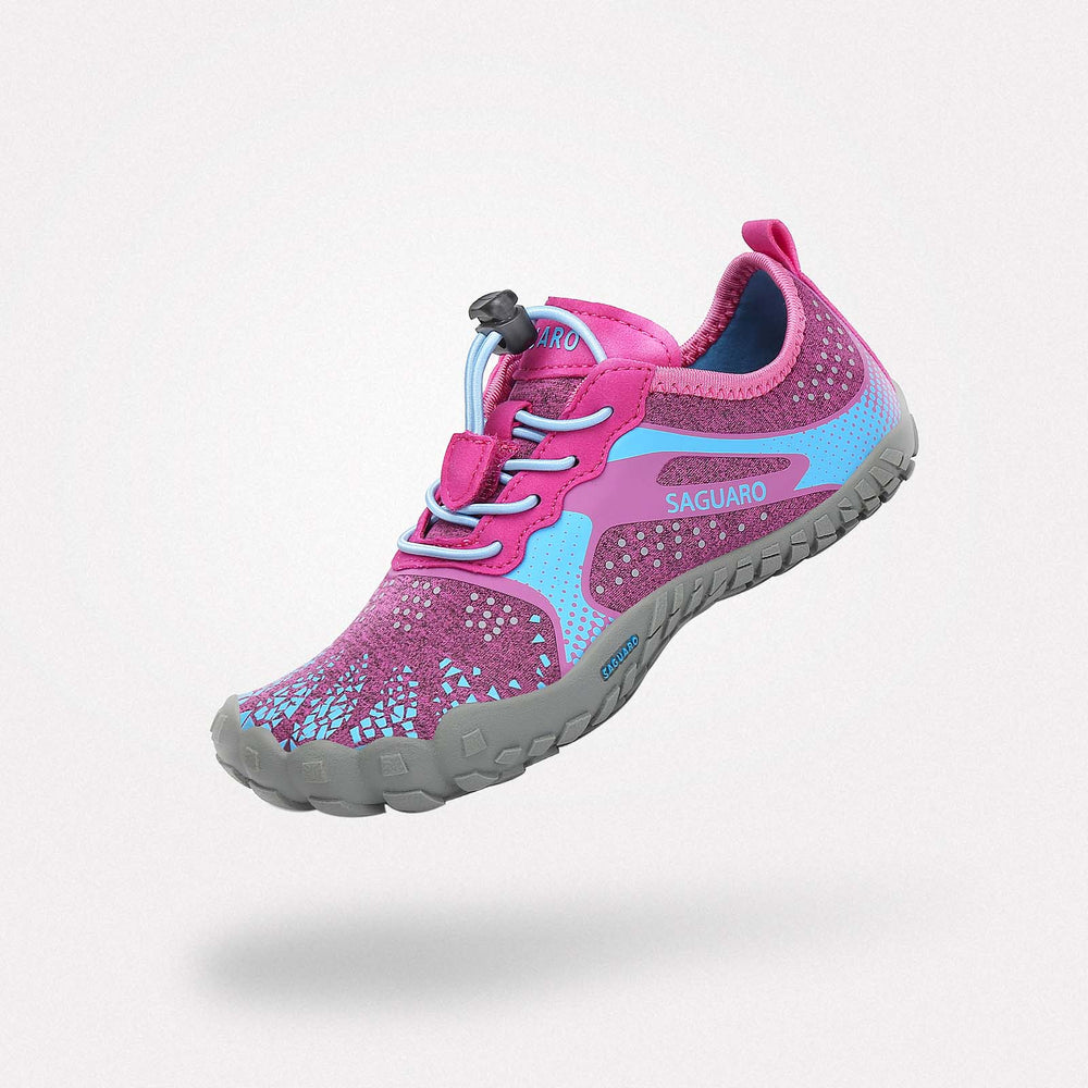 Chaussures barefoot enfant Fast I roses - Confort et liberté