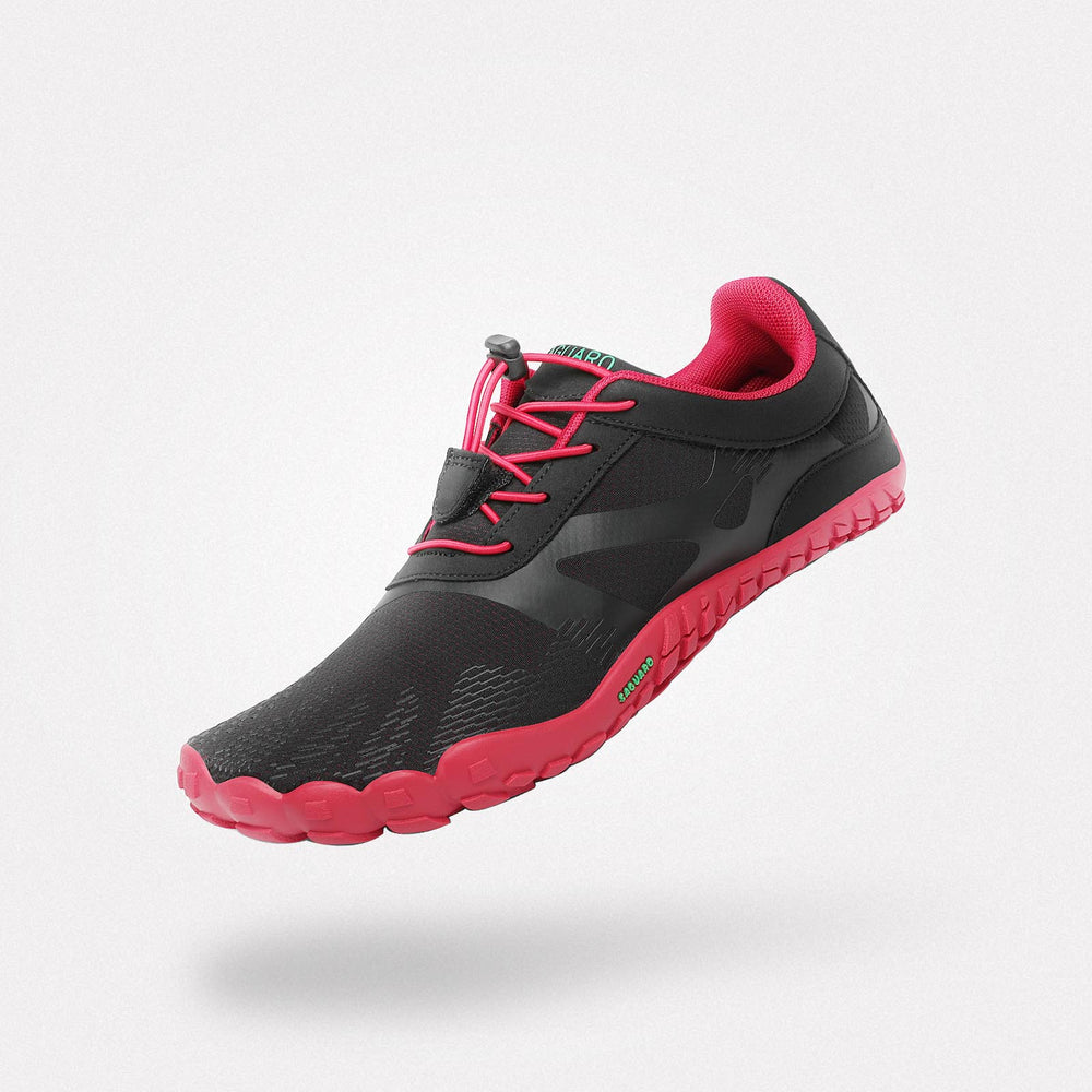 Chaussures barefoot Vitality III rouges - Pour pieds sensibles, confort gym et quotidien