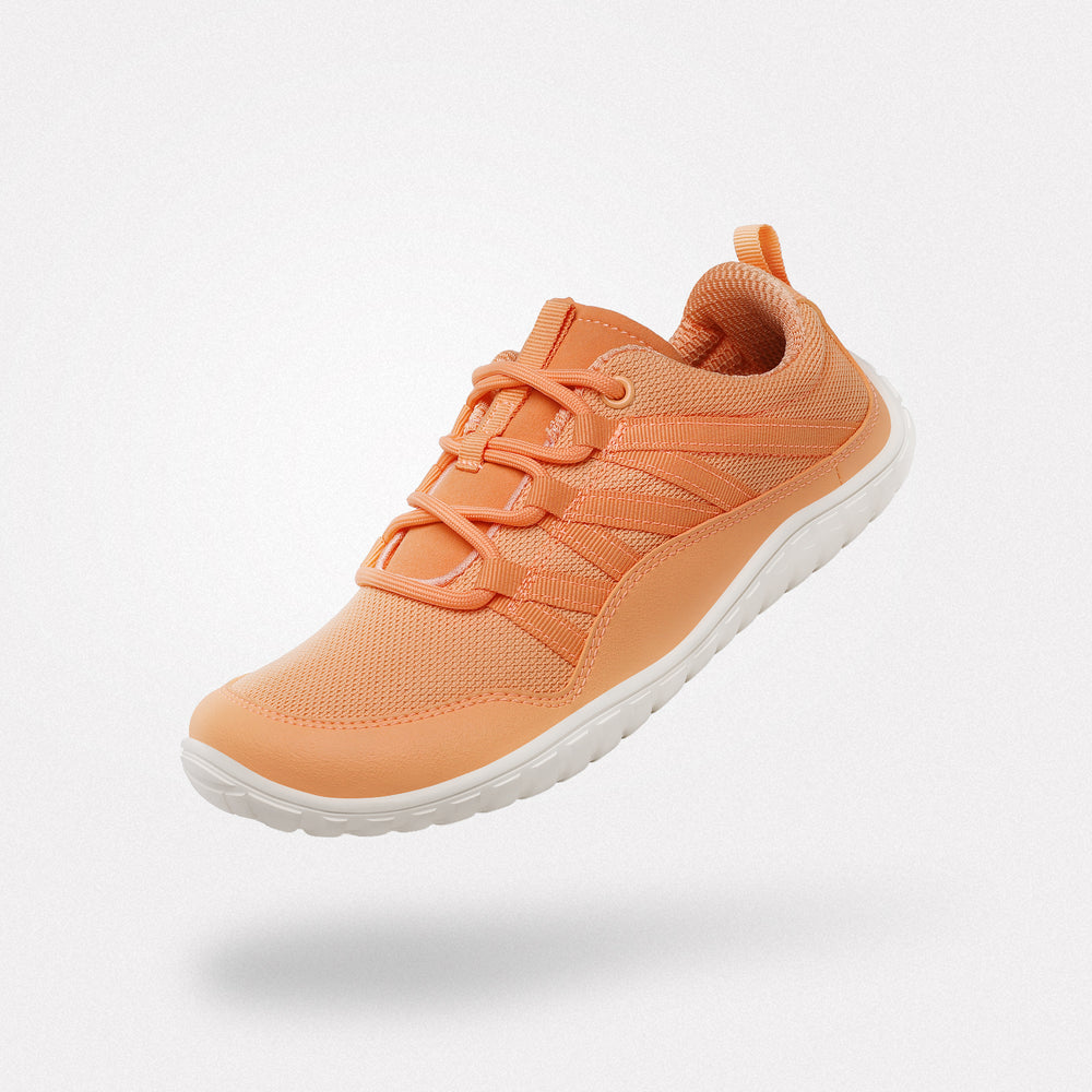 Chaussures ville barefoot Forestep I orange - Semelle souple 4mm pour voyages légers