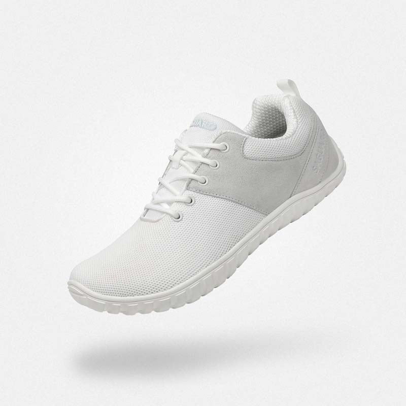 Chaussures barefoot Wish I blanches - Pureté minimaliste avec semelle 4mm pour élégance urbaine
