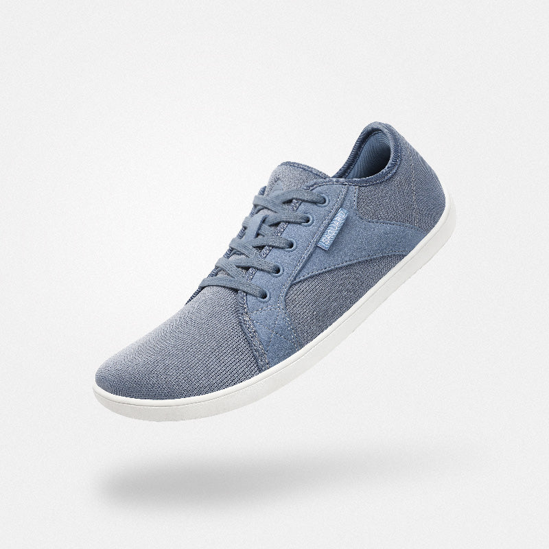 Chaussures barefoot Luck I bleues - Respirabilité maximale avec toe box large pour orteils libres