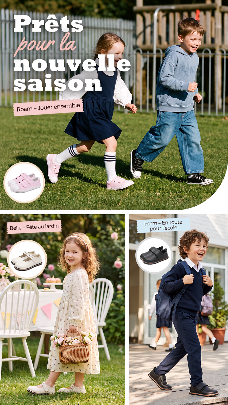 Nouveautés chaussures barefoot pour enfants
